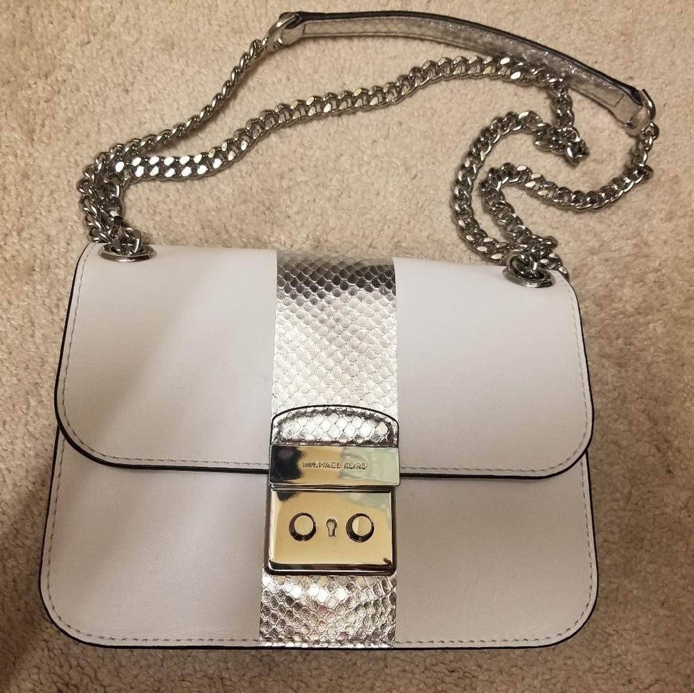 Michael Kors White Crossbody